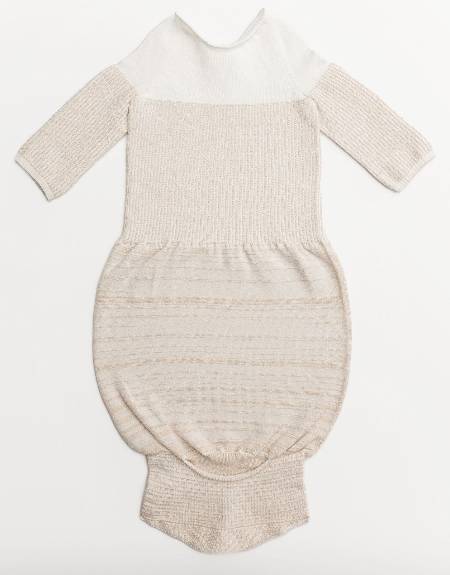 An arms out sleep sack.