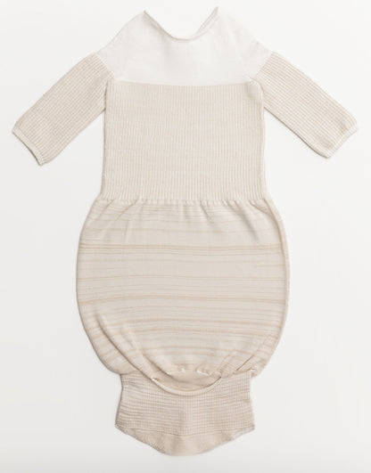 An arms out sleep sack.