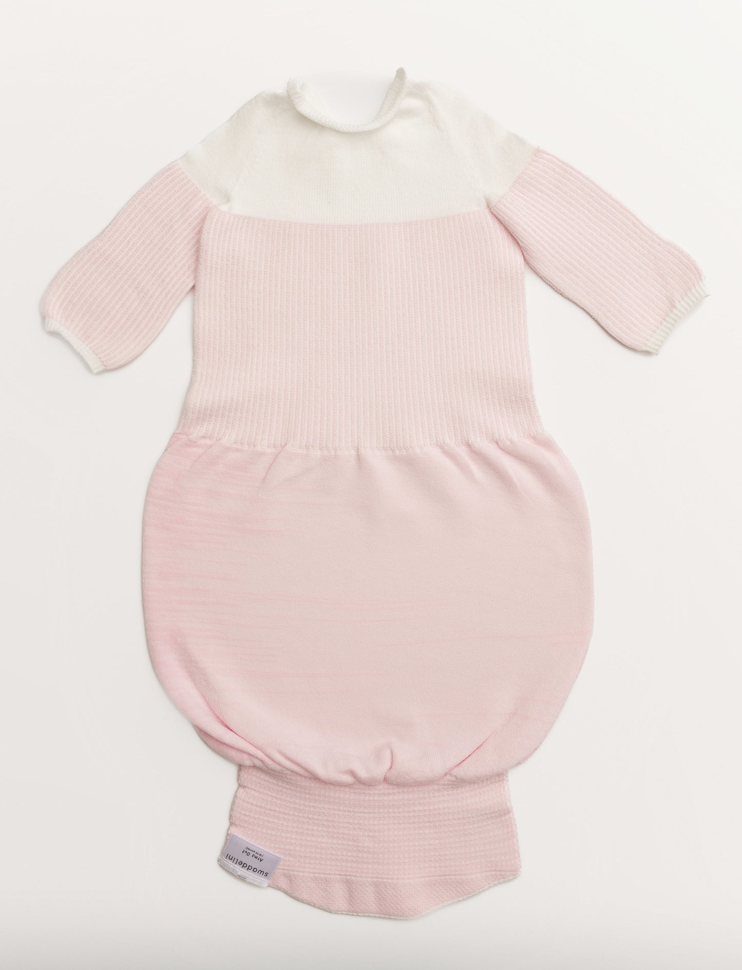 A pink toddler sleep sack.