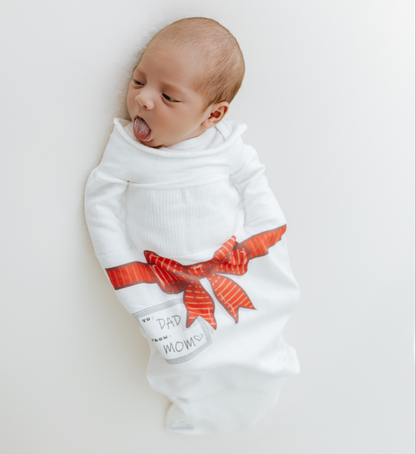 The Gift Swaddle Sleep Sack (Red)