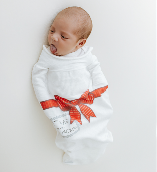 The Gift Swaddle Sleep Sack (Red)