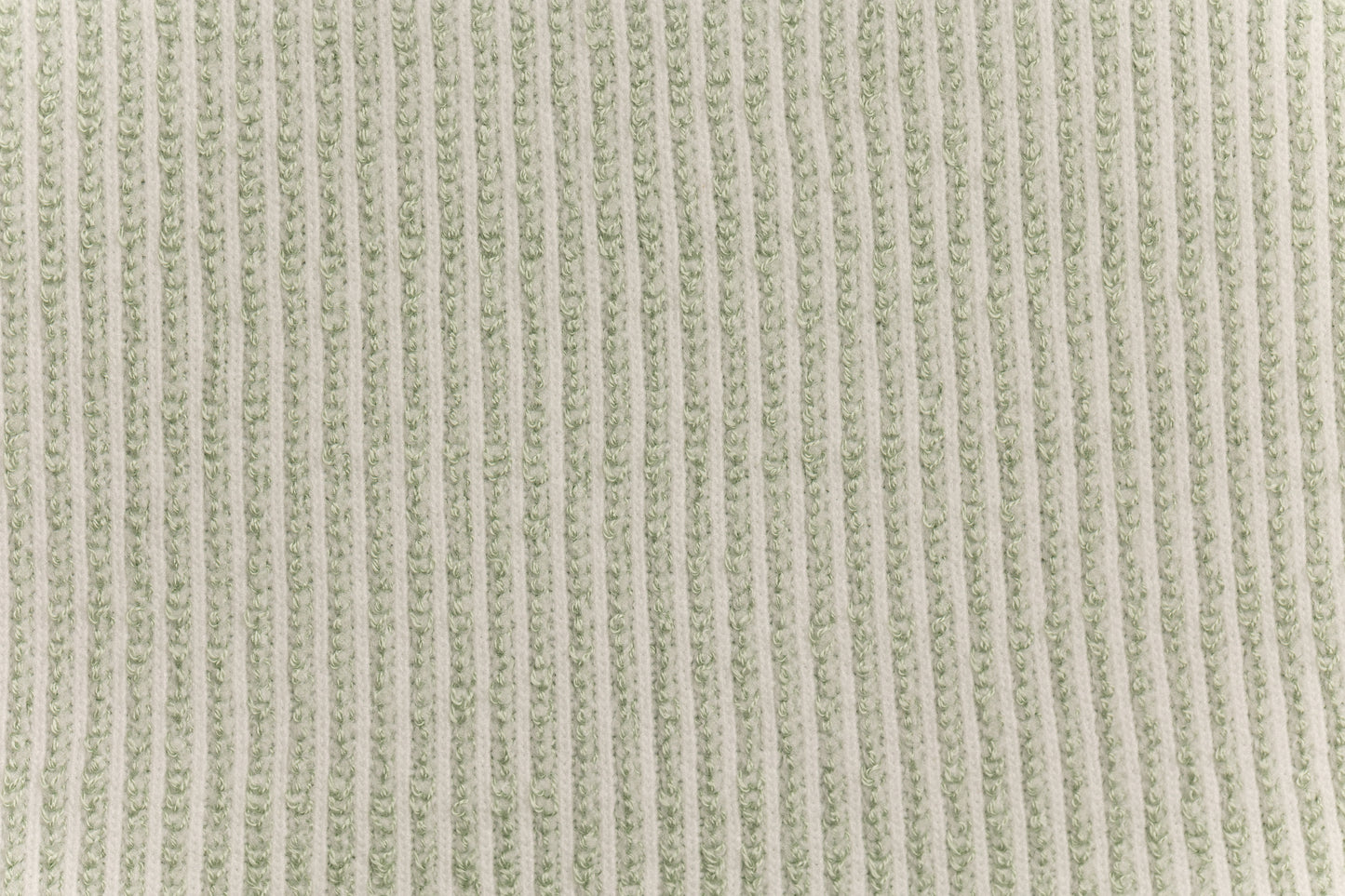 A close shot of the mint bamboo sleep sack.