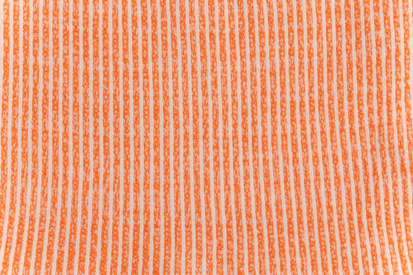 Orange fabric.