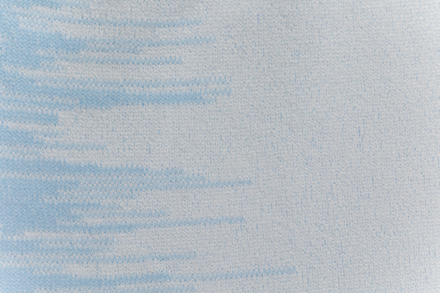 Blue fabric swatch.