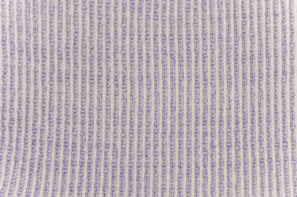 Lavender fabric sample.
