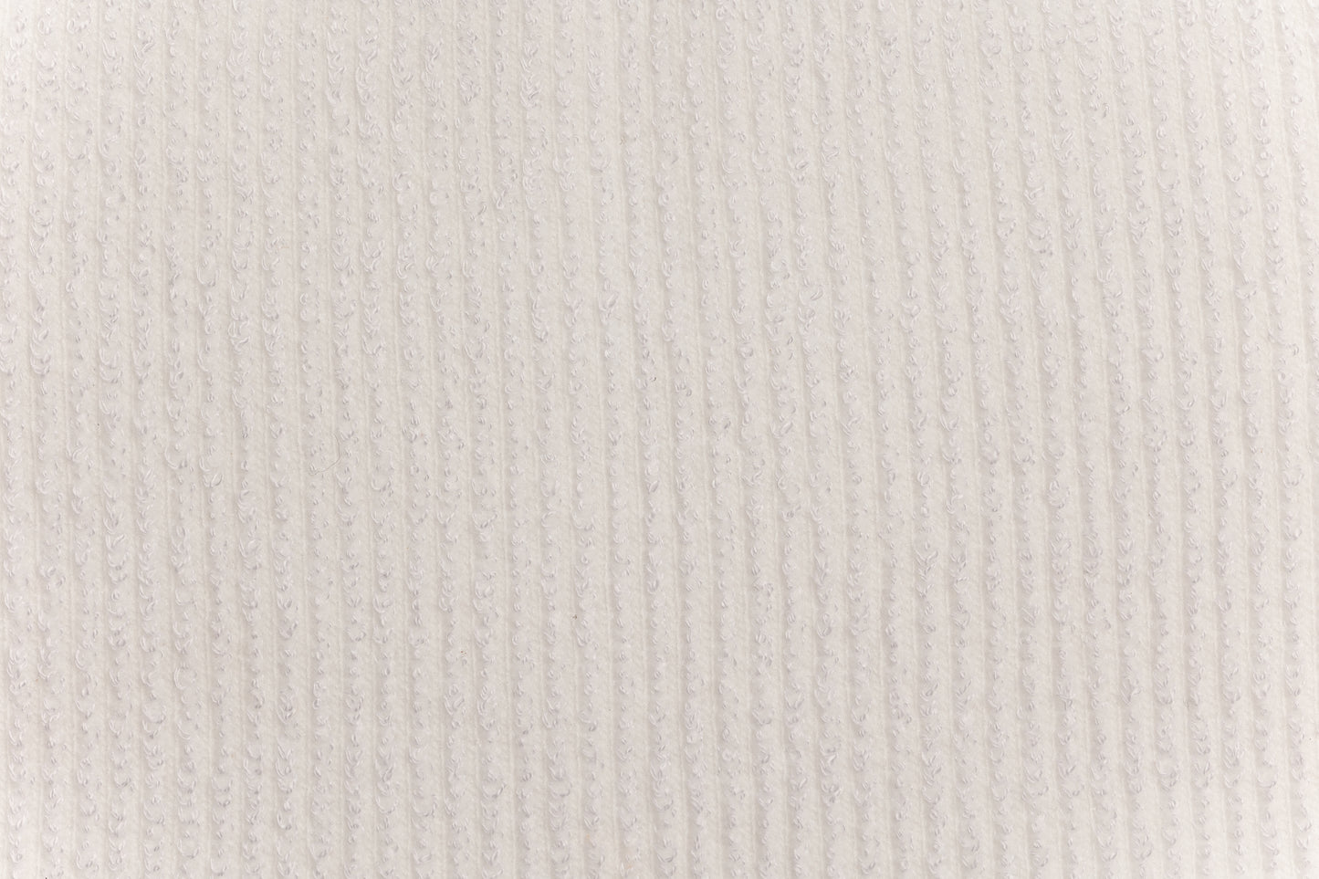 A close up of white bamboo fabric.