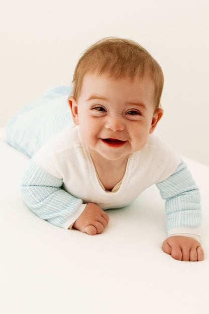 Blue Arms Out™ Long Sleeve Sleep Sack