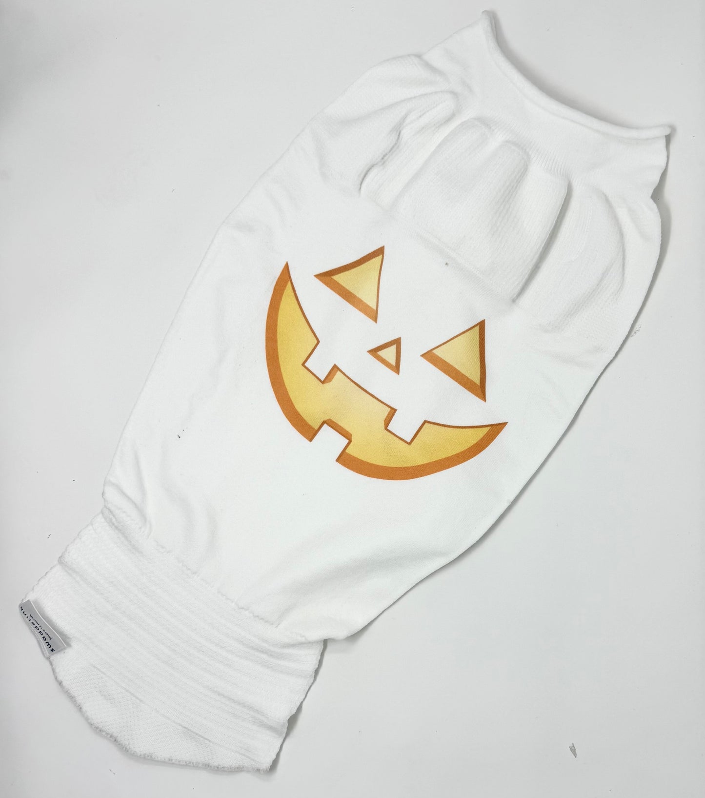 white pumpkin baby sleep sack