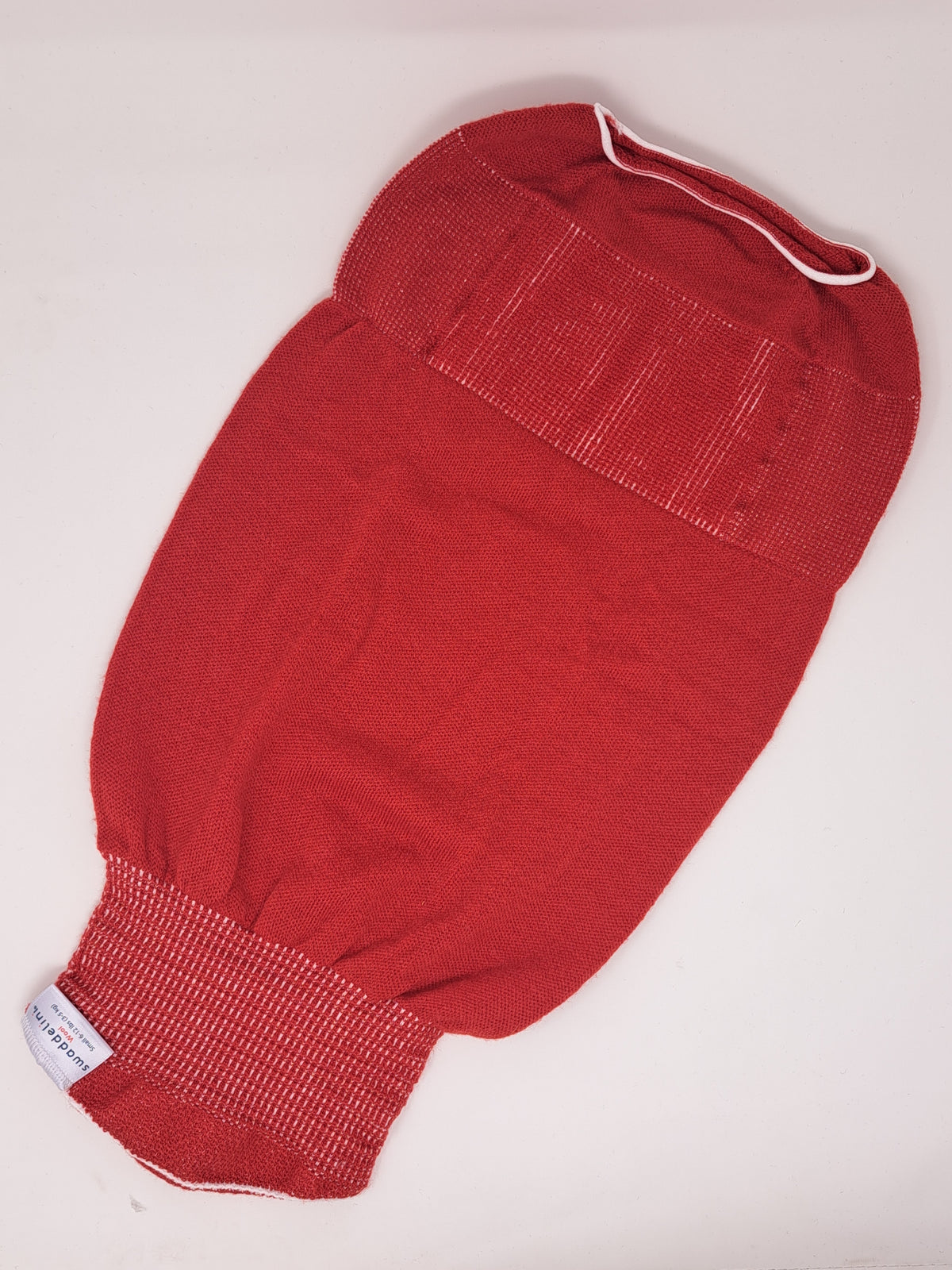 Wool Poppy Red Swaddle Sleep Sack