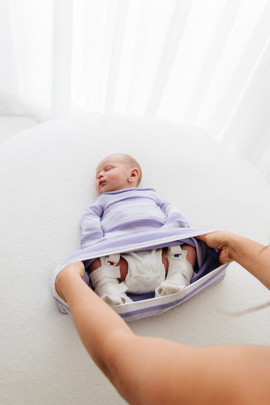 Baby with Brace Sleep Sack Swaddle Solution