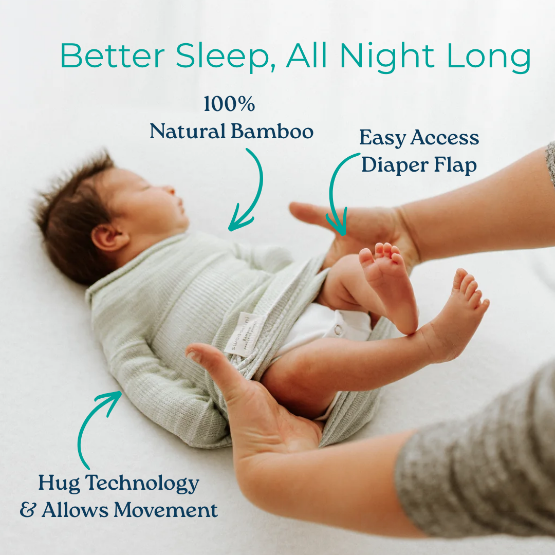 Bamboo Blend Mint Swaddle Sleep Sack