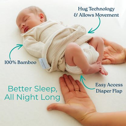 Bamboo Pure Beige Swaddle Sleep Sack