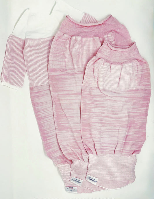 Help your baby girl sleep safely and soundly with the Pink Swaddelini Sleep Sack Bundle — a complete 3-stage system from newborn swaddle to arms-out sleep sack for rolling babies.