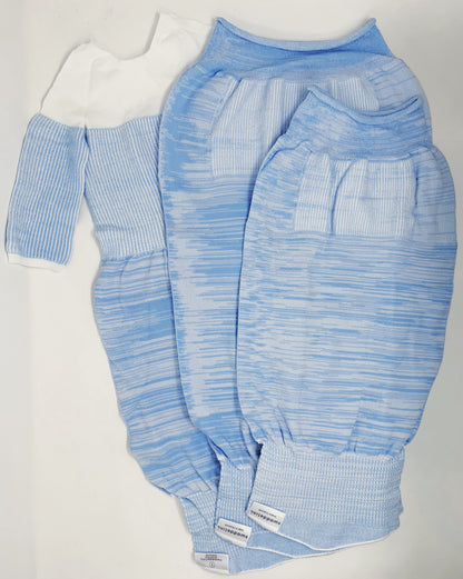 Help your baby boy sleep safely and soundly with the Blue Swaddelini Sleep Sack Bundle — a complete 3-stage system from newborn swaddle to arms-out sleep sack for rolling babies.