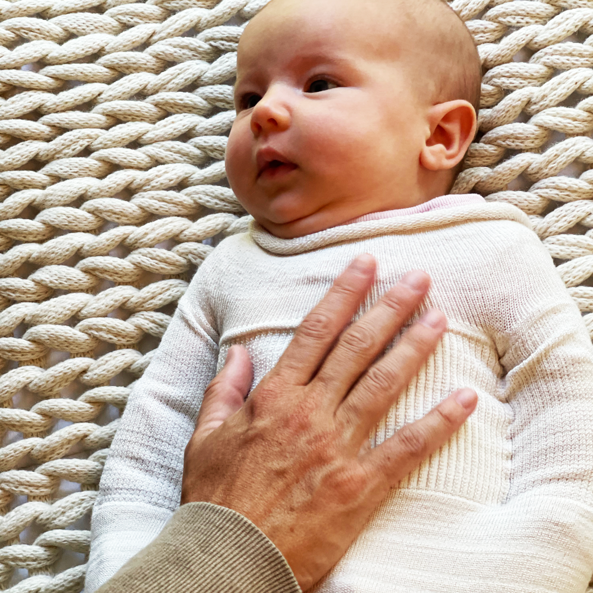 Beige swaddle deals