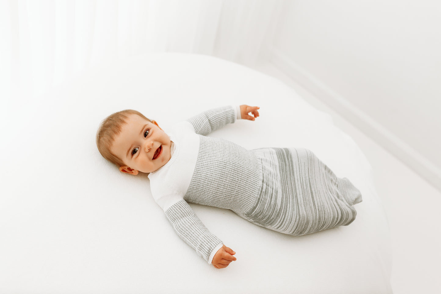 Grey Arms Out™ Long Sleeve Sleep Sack