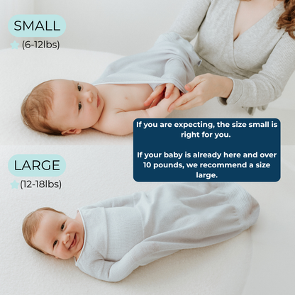 Wool Frost Grey Swaddle Sleep Sack