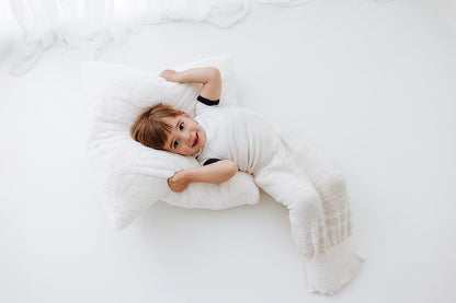 bamboo beige safe sleep sack. award winning safe sleep solution for toddlers 