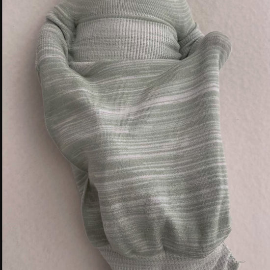 bamboo mint mobility safe swaddle sleep sack