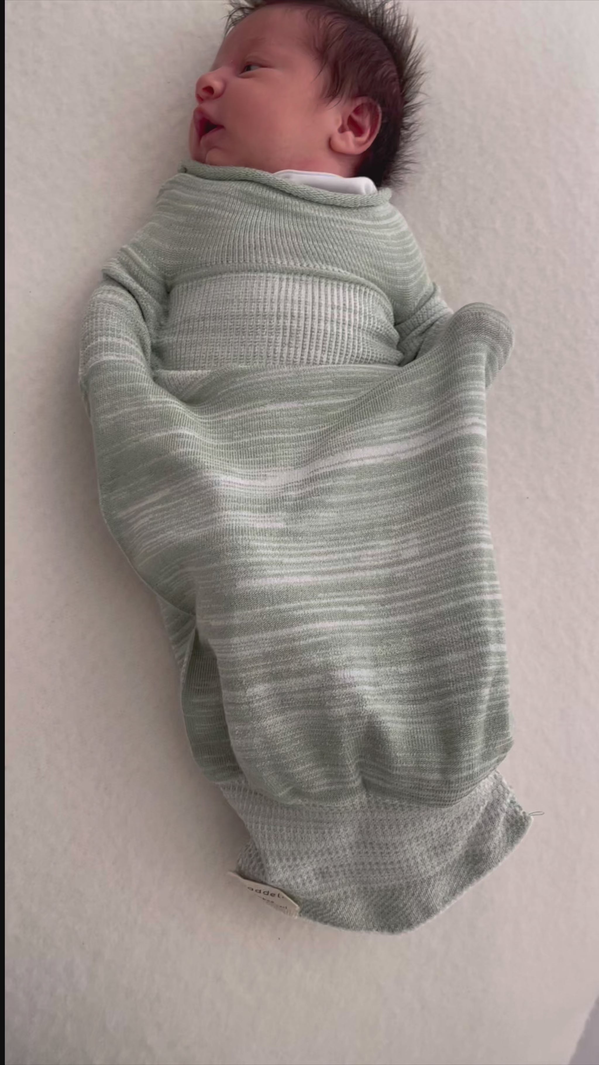 bamboo mint mobility safe swaddle sleep sack