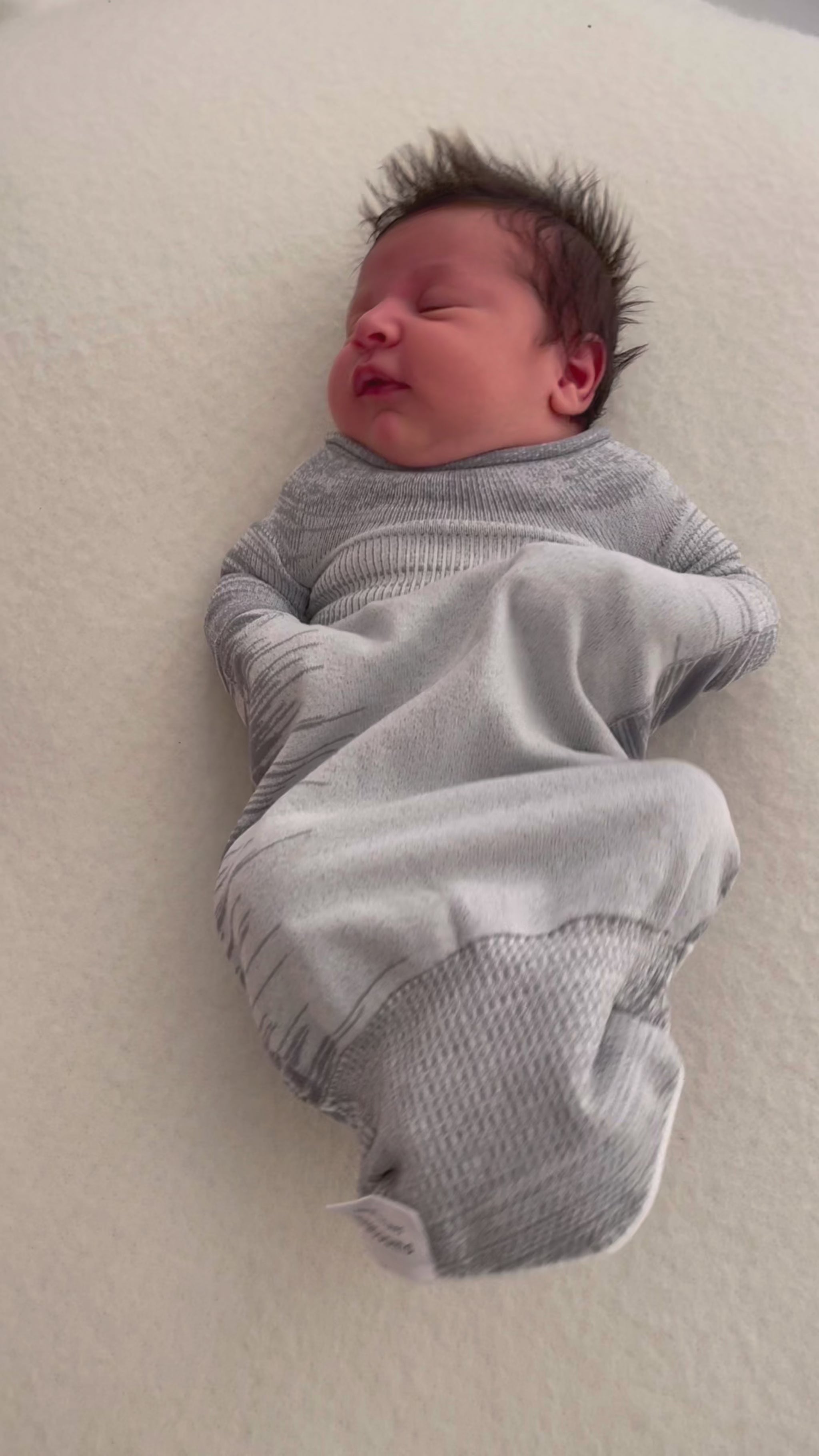 grey swaddle safe mobility swaddle