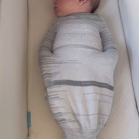 example of safely swaddled baby in award winning best swaddle 