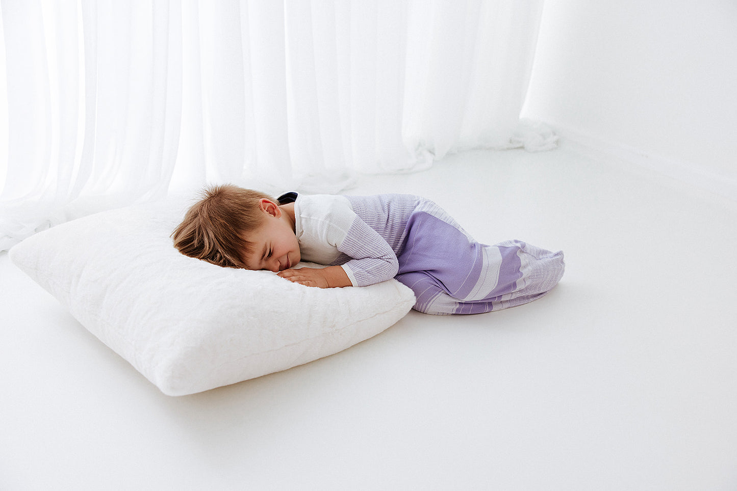 lavender arms up sleep sack seamless for toddler